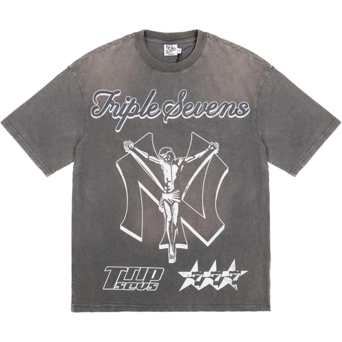 Triple Sevens NY Savior Tee Grey
