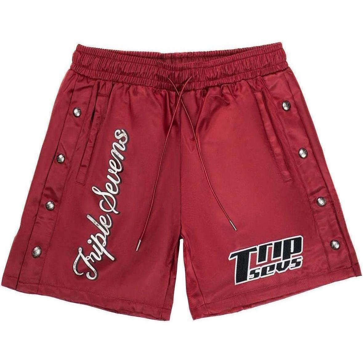 Triple Sevens Nylon Shorts Red