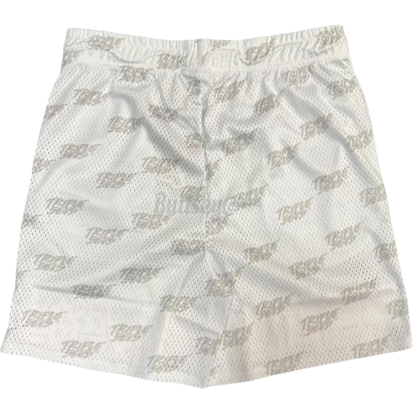 Triple Sevens White Mesh Shorts