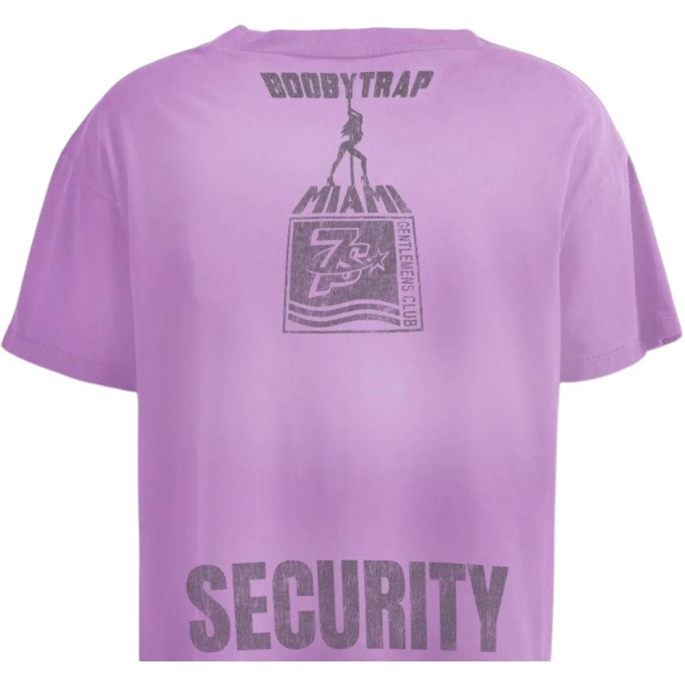 Triple Sevens x Booby Trap Security T-Shirt Purple