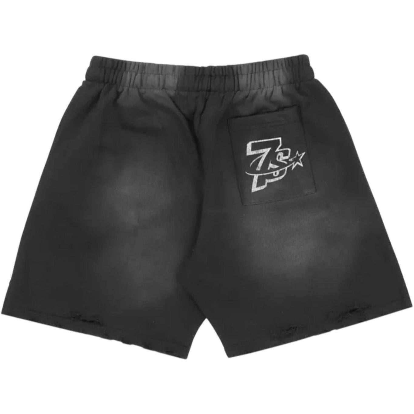 Triple Sevens x Booby Trap Trap Shorts Black