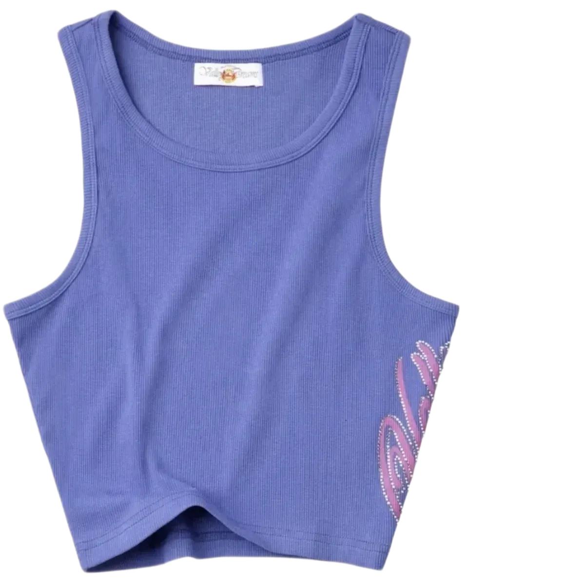 Vale Forever Bling Tank Top Blue