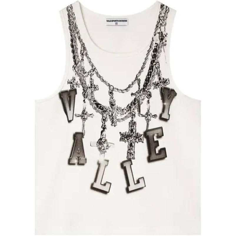 Vale Forever Chain Tank Top White