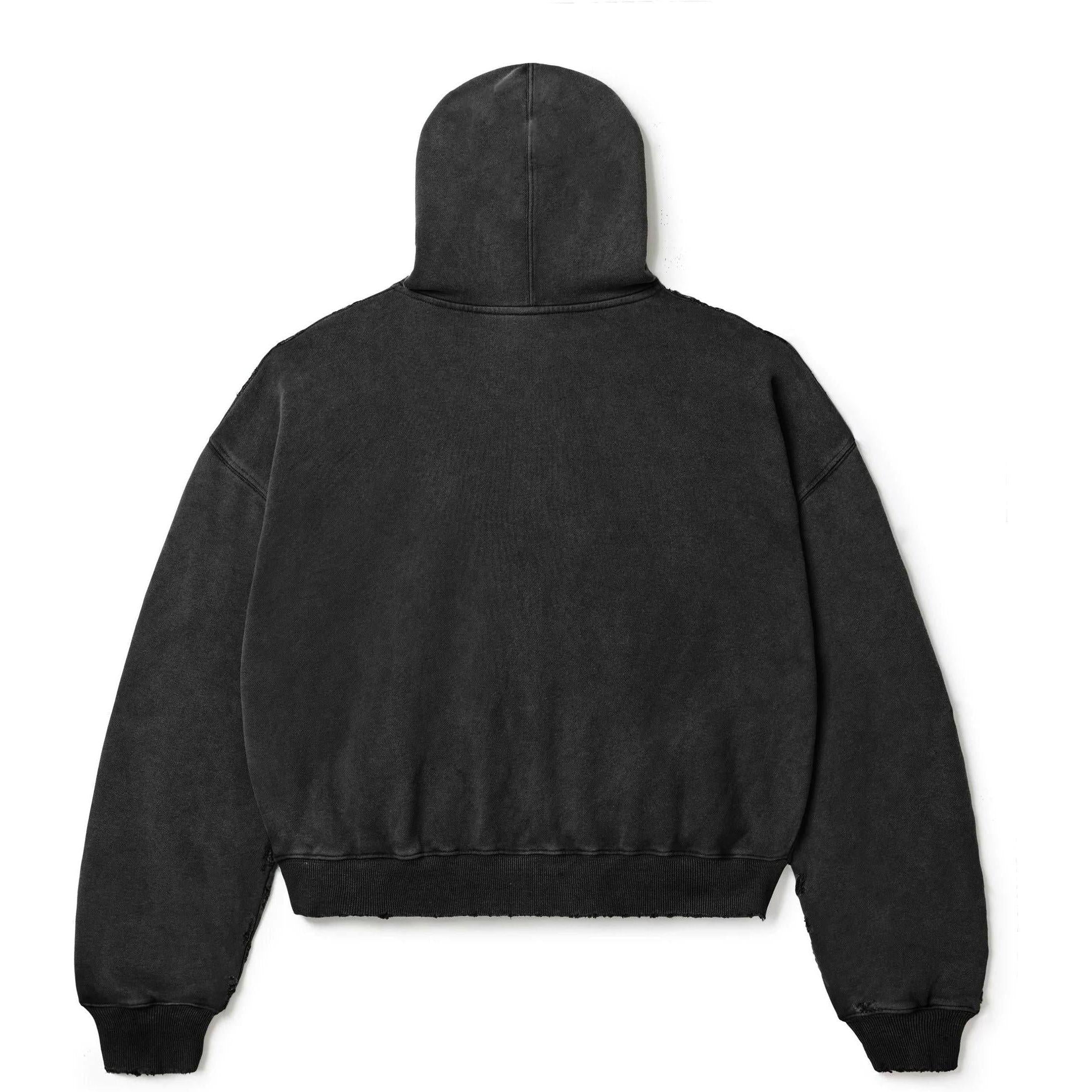 Vale Forever Destroyer Zip Up Hoodie Black