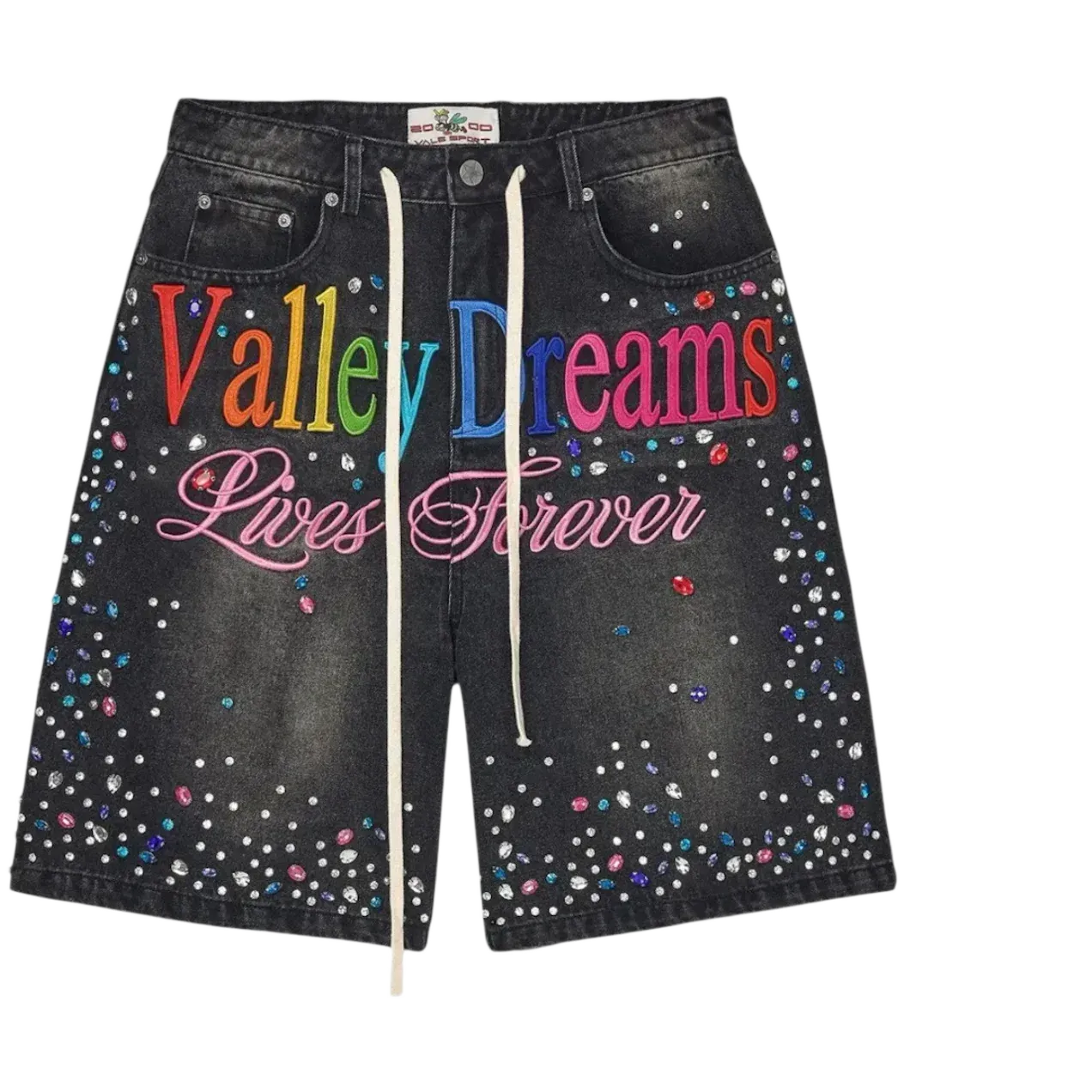 Vale Forever Ice Cream Jorts Black