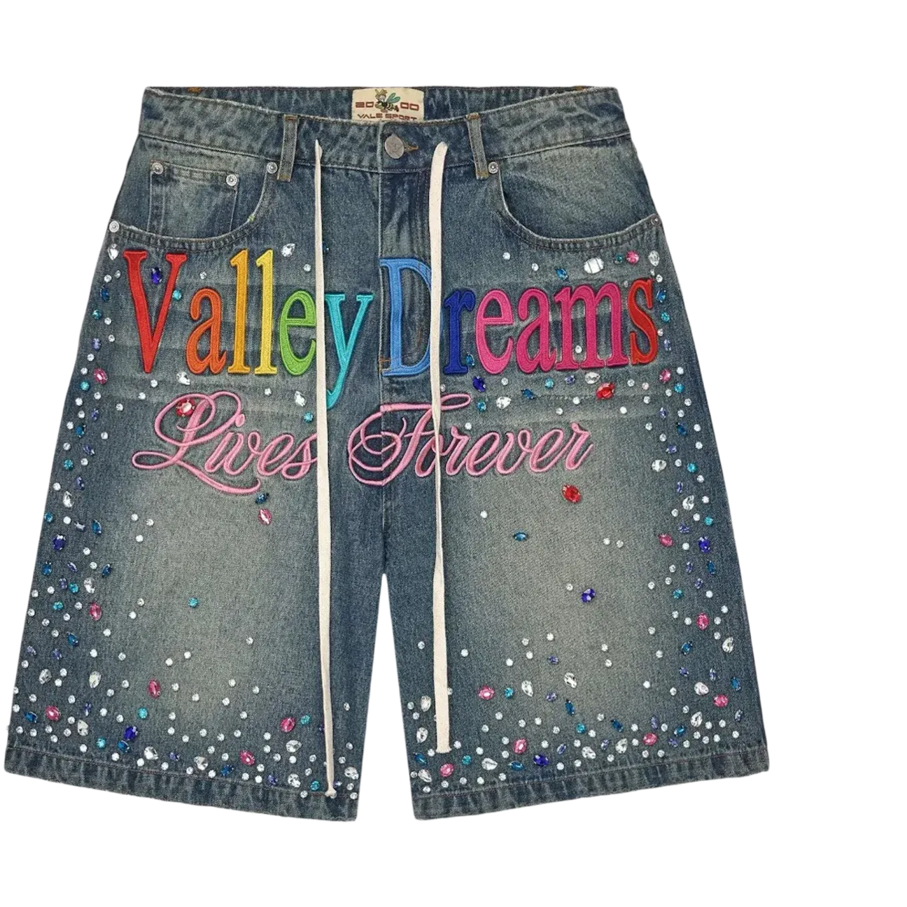 Vale Forever Ice Cream Jorts Light Rinse