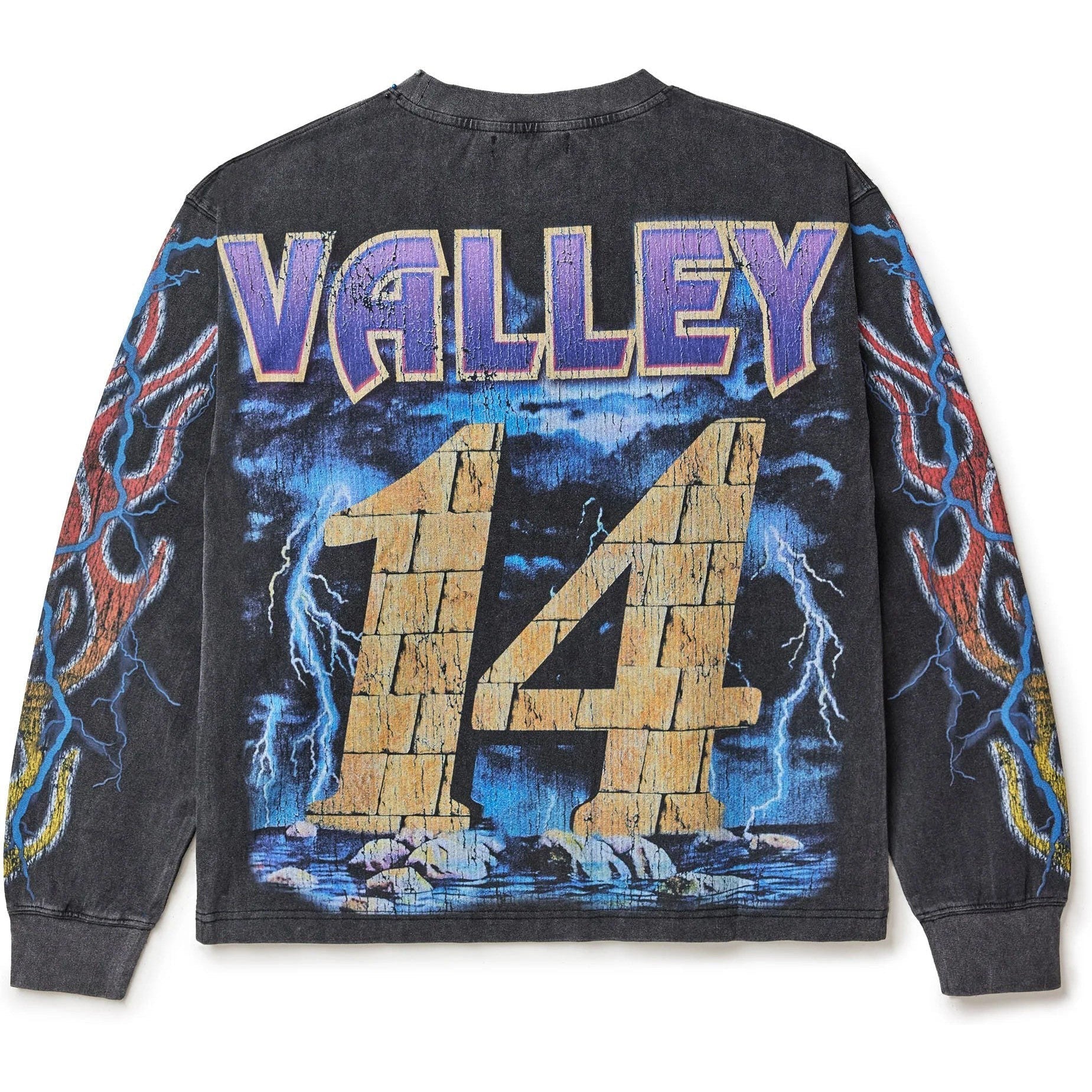 Vale Forever Race Wars L/S T-Shirt Washed Black