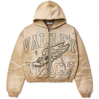 Vale Forever Wildflower Garden Zip Up Hoodie Purple
