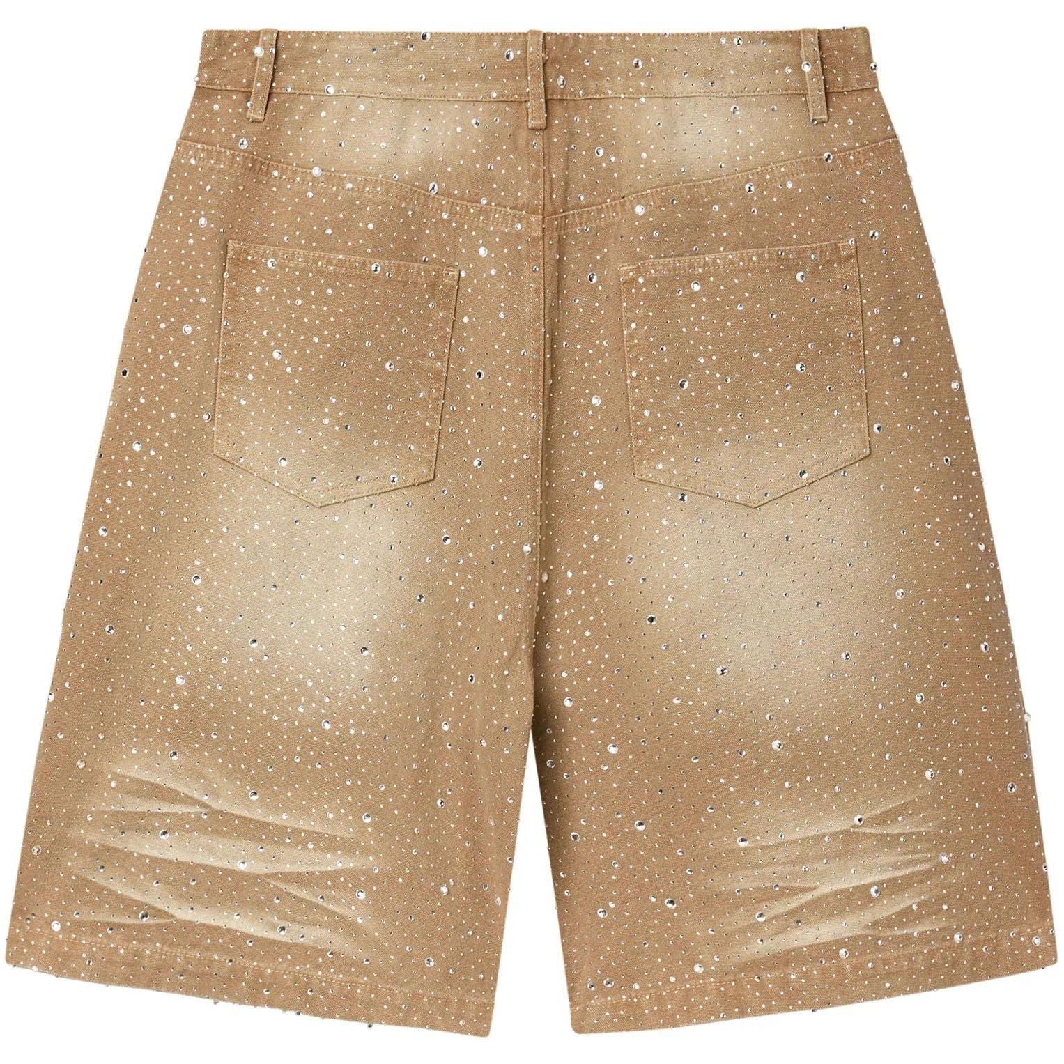 Vale Forever Sand Storm Jean Shorts Tan