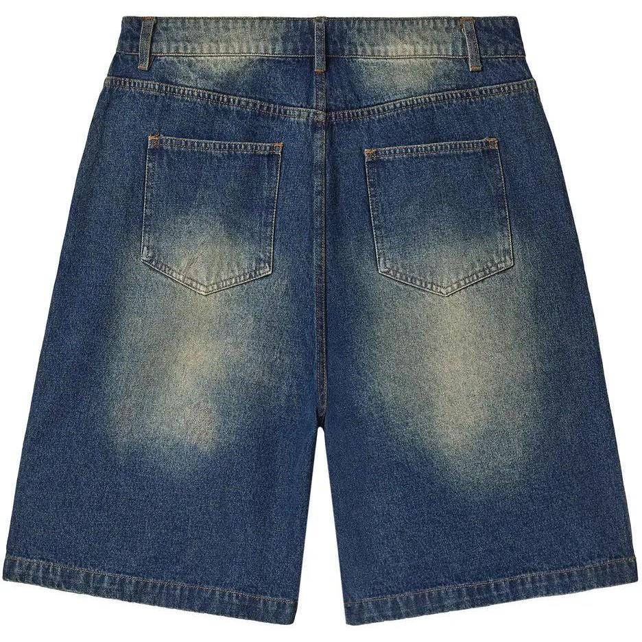Vale Forever Skittles Patch 1980s Jean Shorts