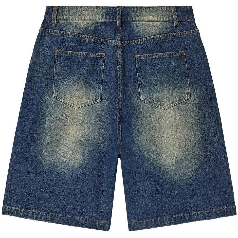 Vale Forever Skittles Patch 1980s Jean Shorts