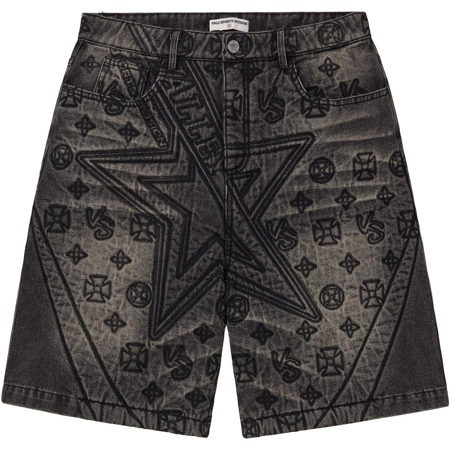 Vale Forever Spade Jean Shorts Black