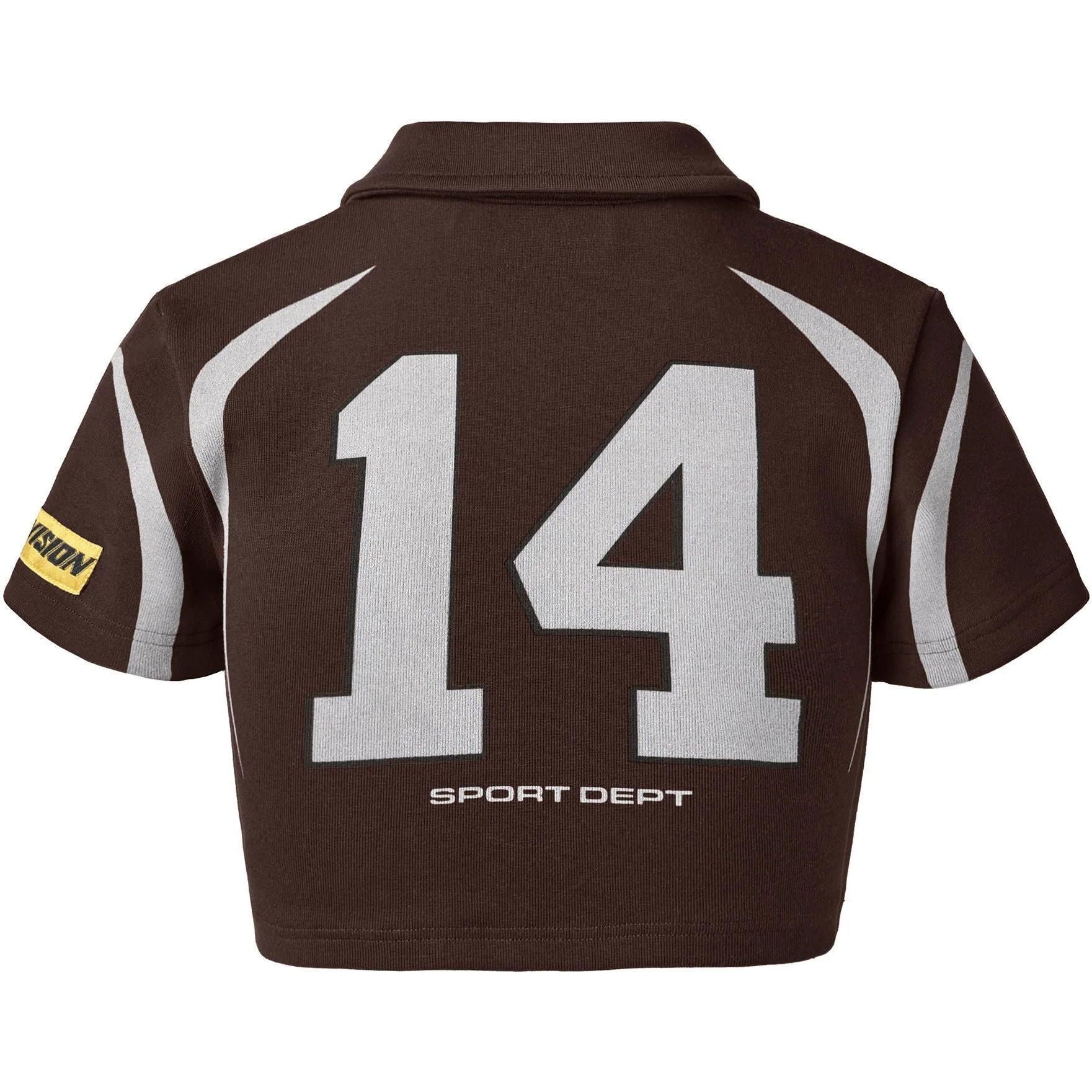 Vale Forever Women's 007 Berlin Rugby Top Brown