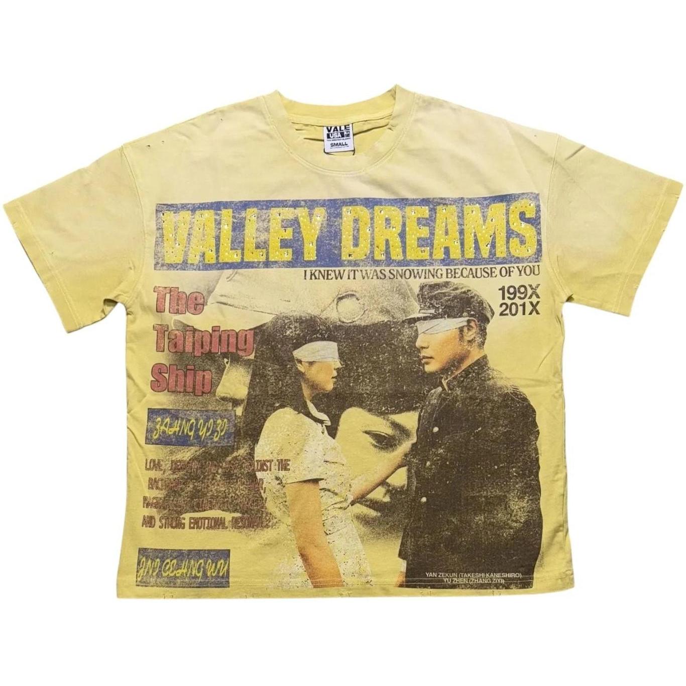 Vale Forever Yellow The Cross Bling Tee