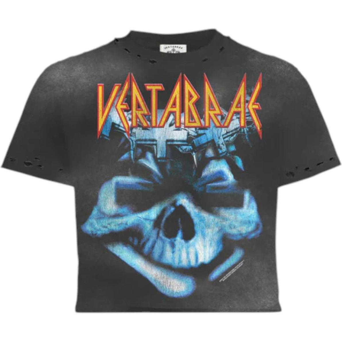 Vertabrae Cobalt Cranium Tee Black