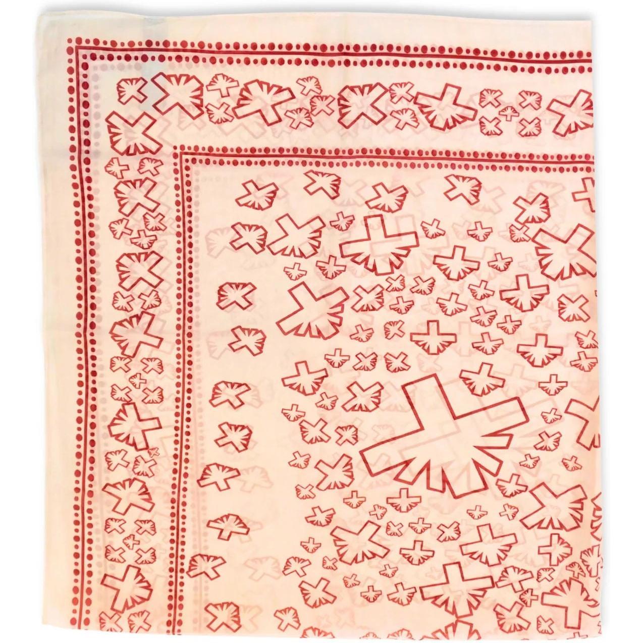 Vertabrae Mortar Chiffon Scarf
