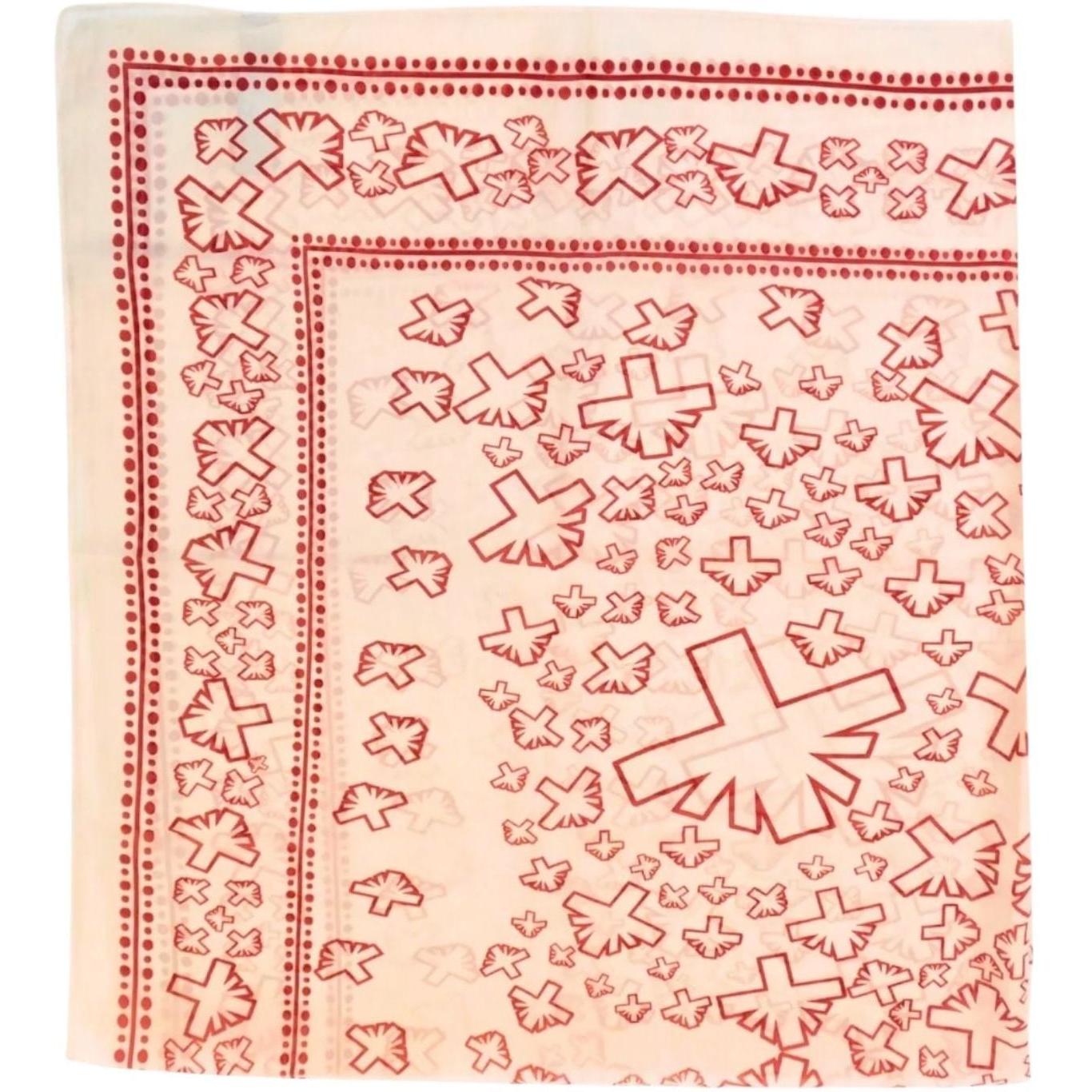 Vertabrae Mortar Chiffon Scarf