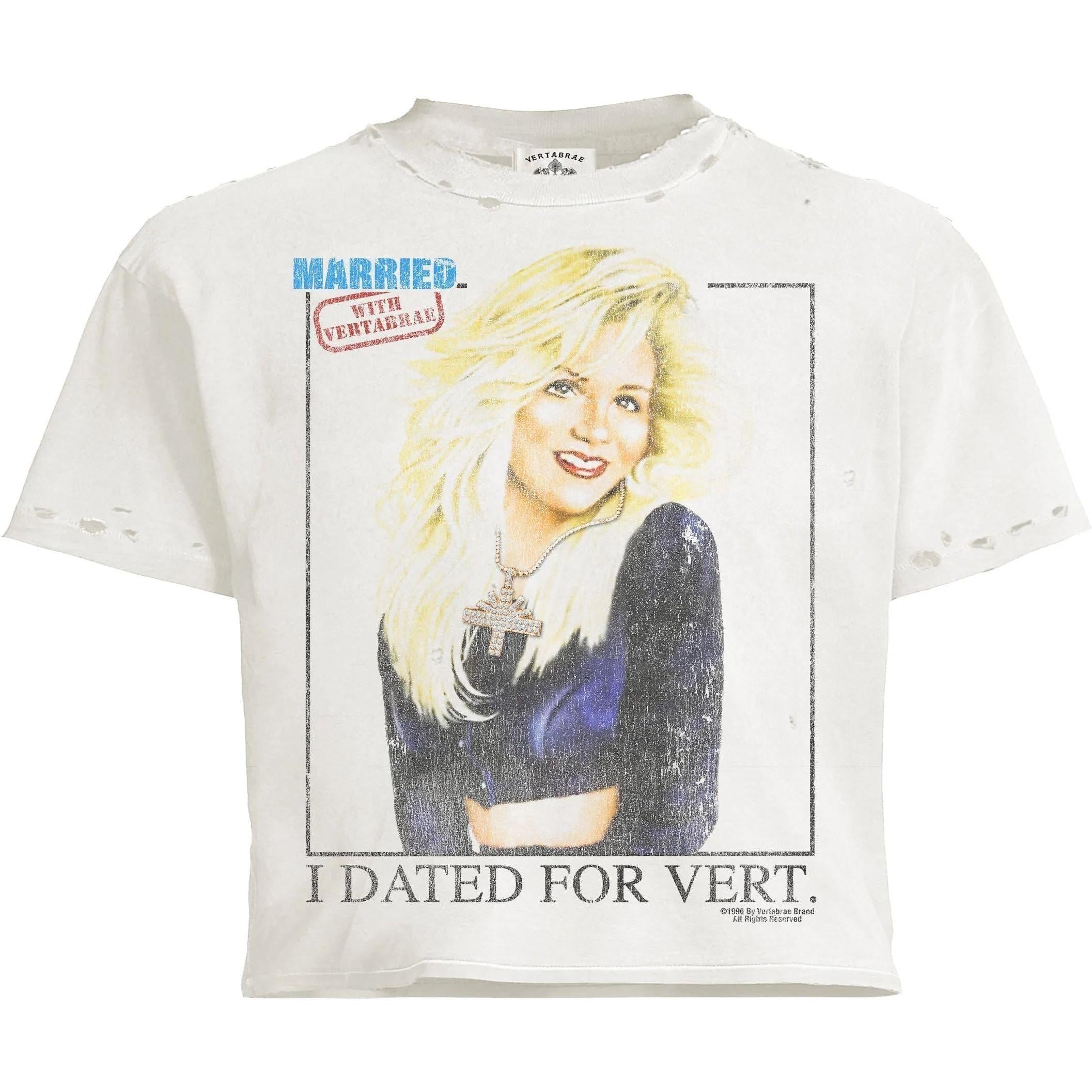 Vertabrae Mrs. Verty T-Shirt White