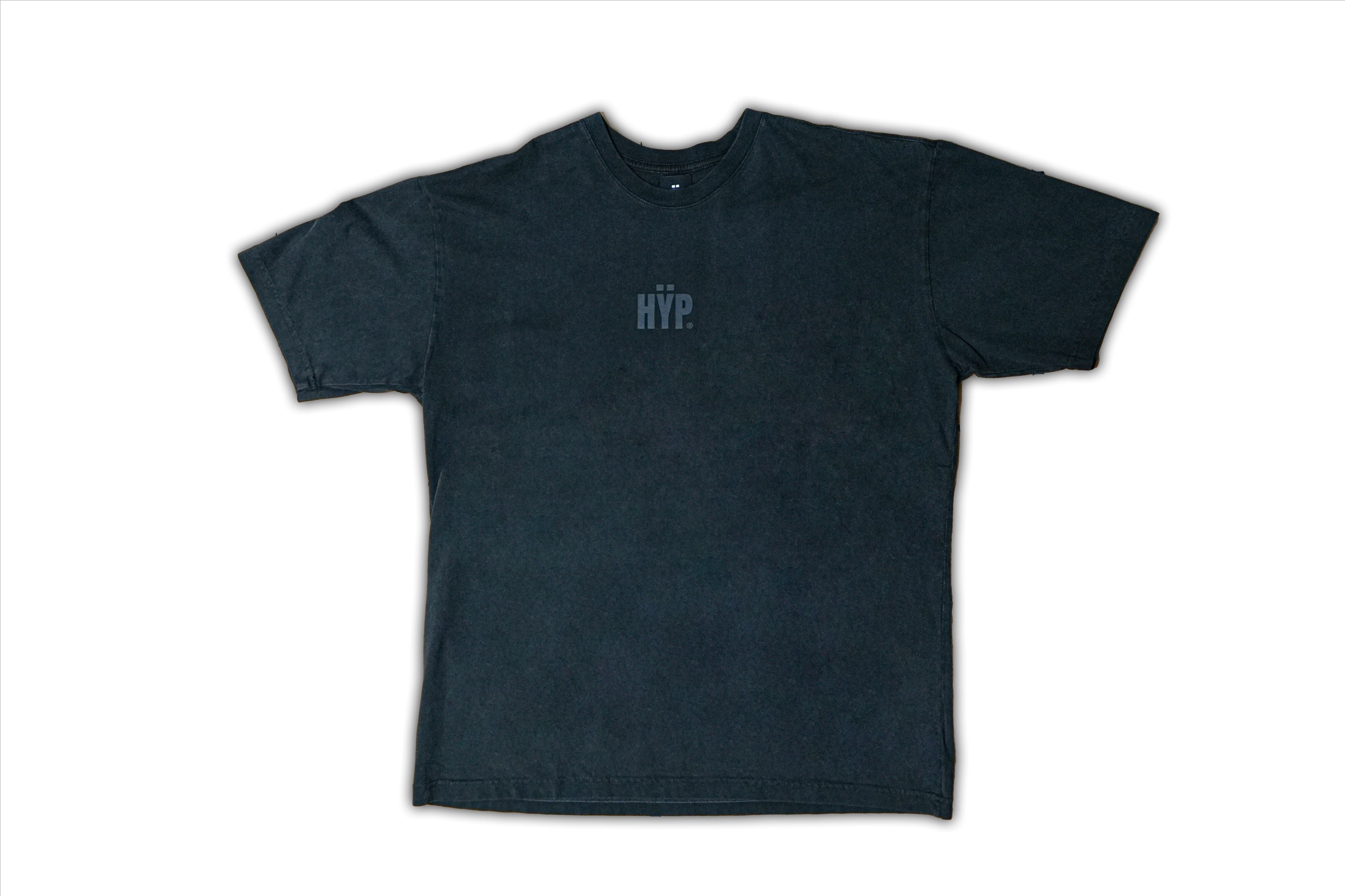 HŸP T-Shirt Original Collection Washed Tonal Black