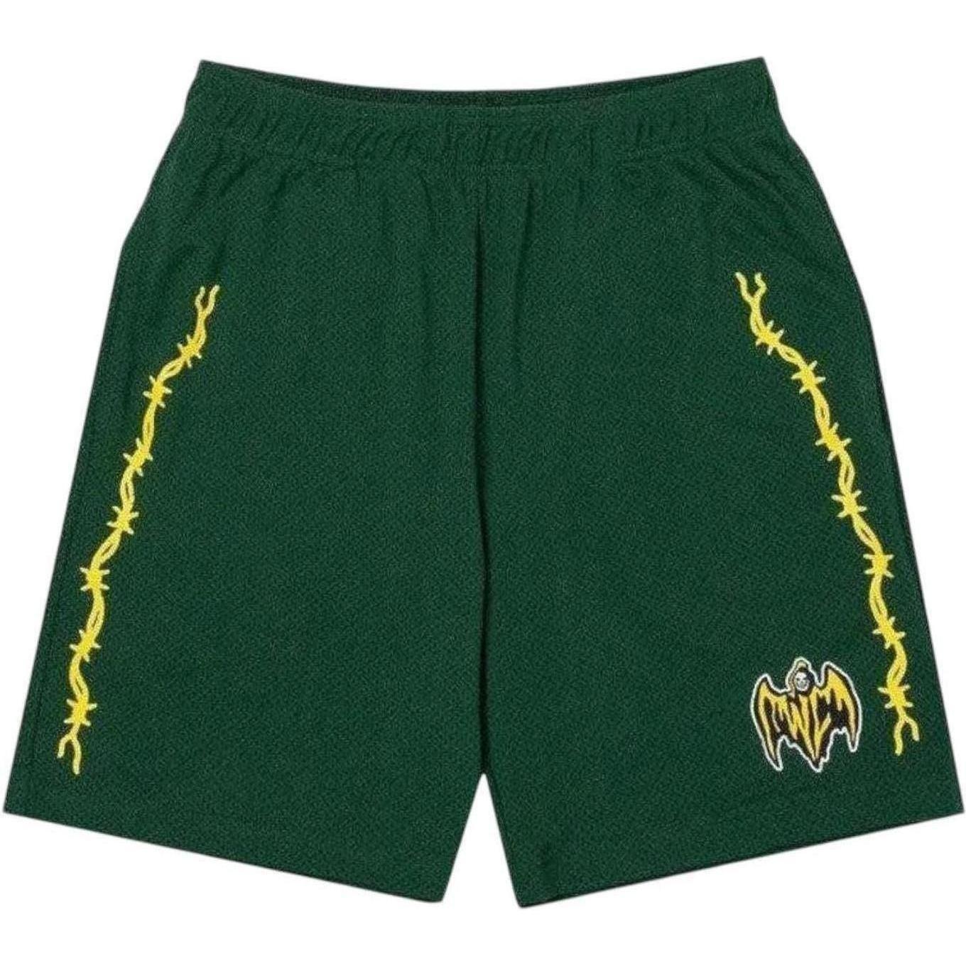 Warren Lotas Bat Reaper Mesh Shorts Green