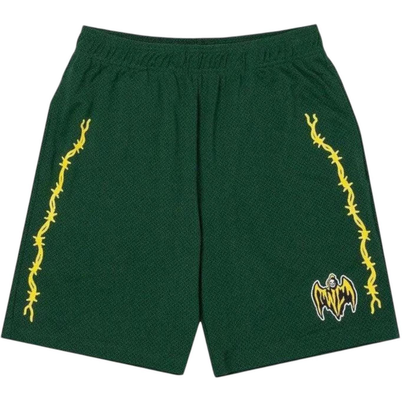 Warren Lotas Bat Reaper Mesh Shorts Green