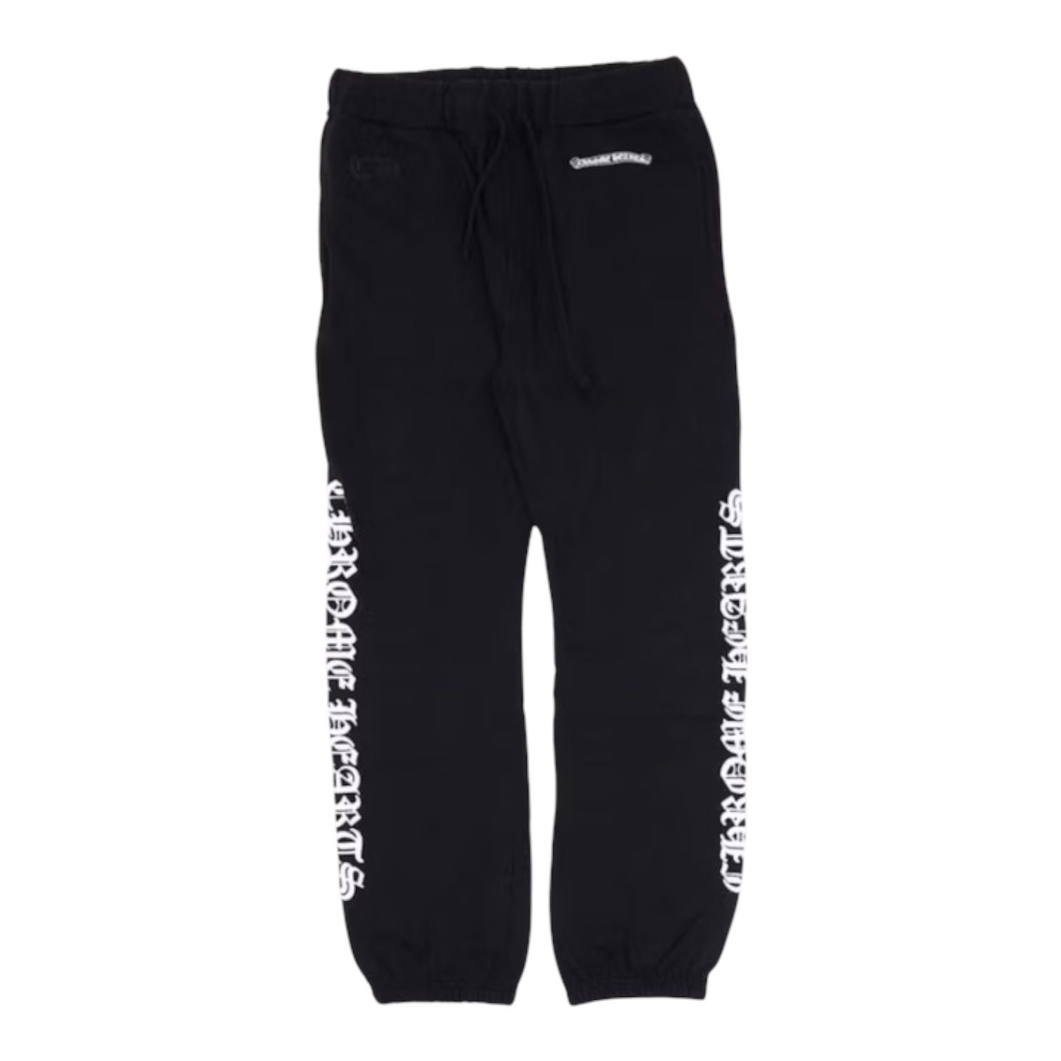 Chrome Hearts Scroll Logo Script Sweatpants Black