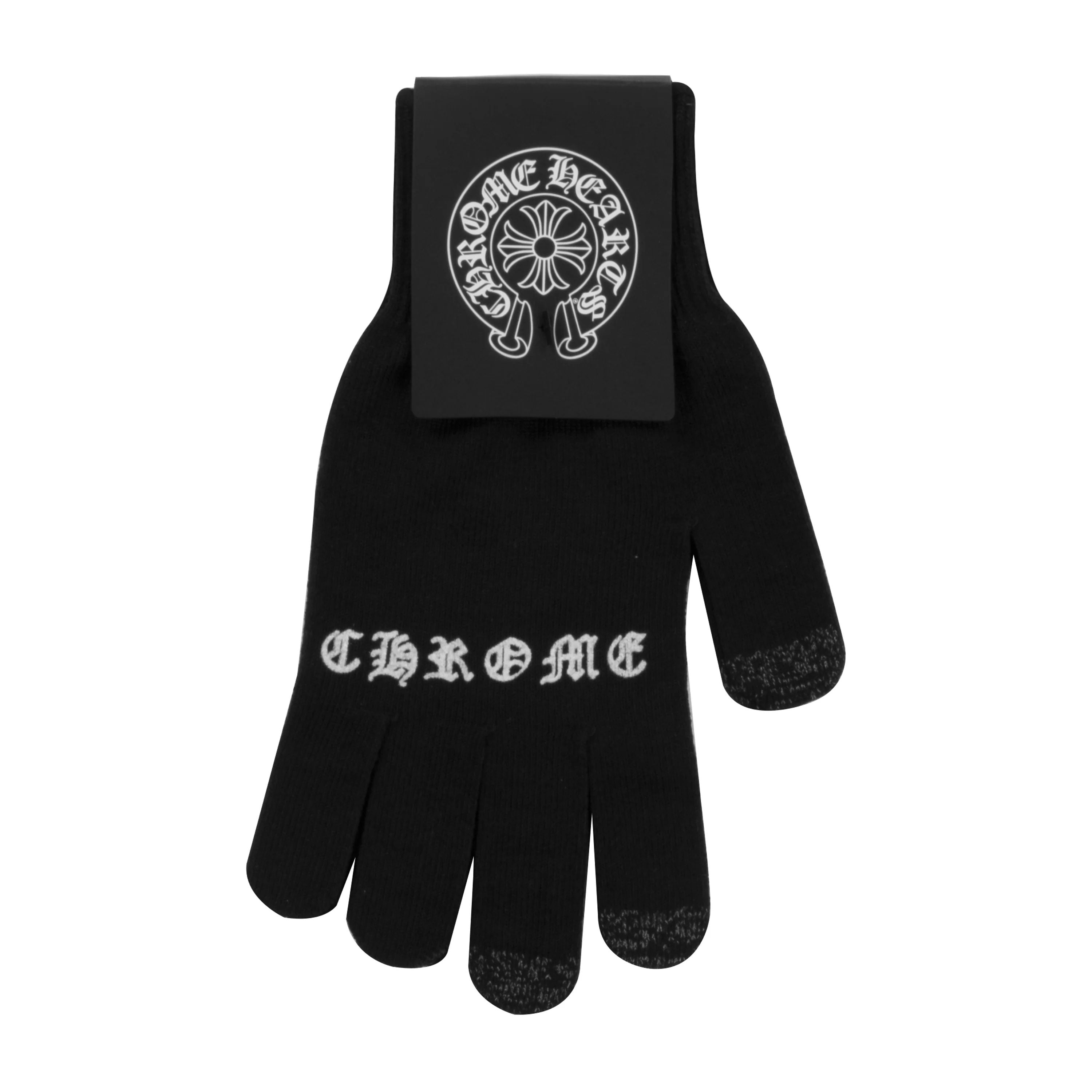 Chrome Hearts Checkmate Work Gloves Black