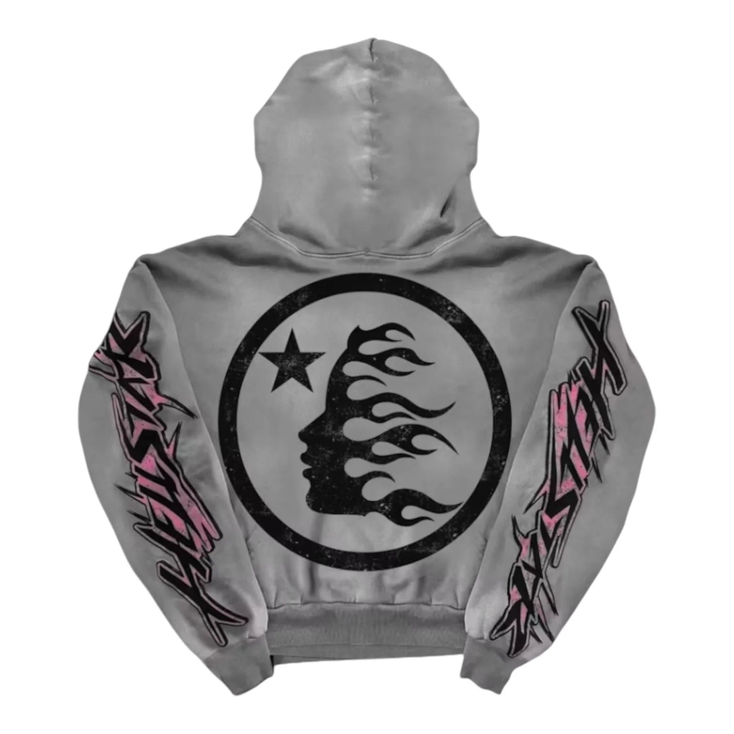 Hellstar Future Flame Hoodie Grey