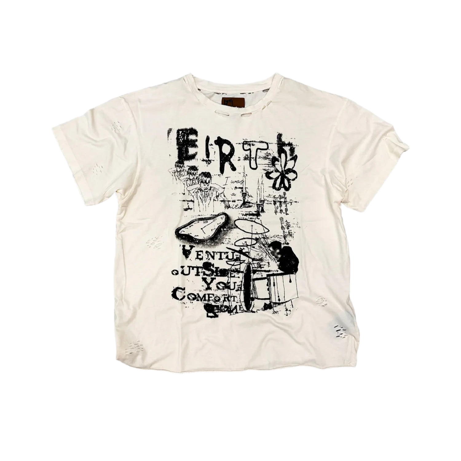 Birth of Royal Child Blues Vintage T-Shirt Cream