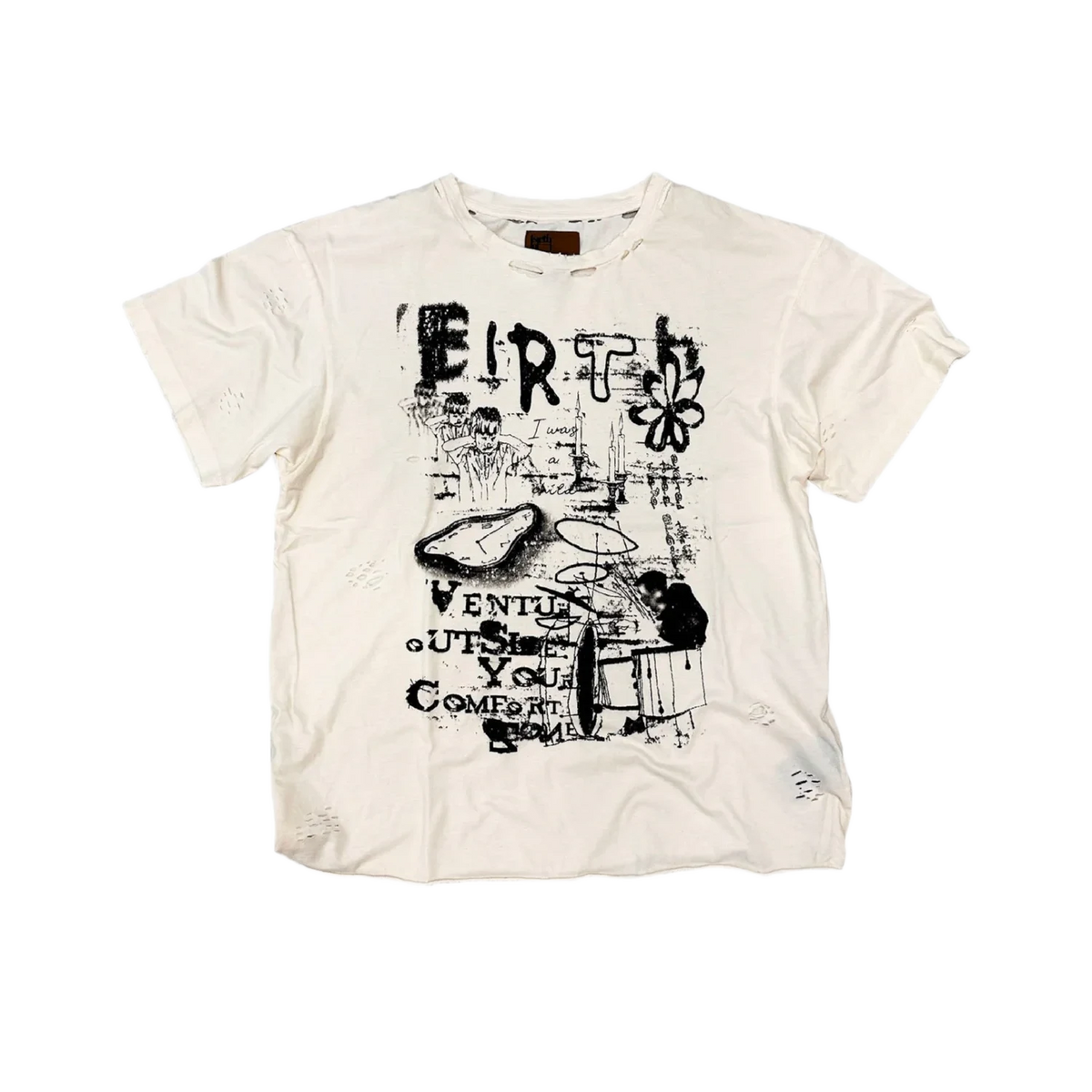Birth of Royal Child Blues Vintage T-Shirt Cream
