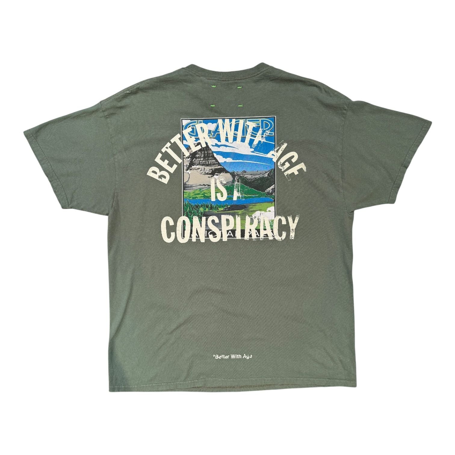 Better With Age Conspiracy T-Shirt Green