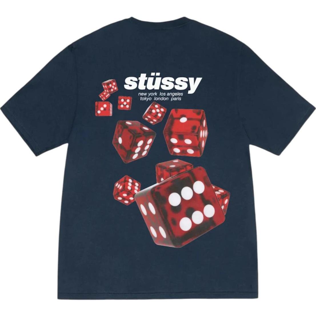Stussy Rollers Tee Navy