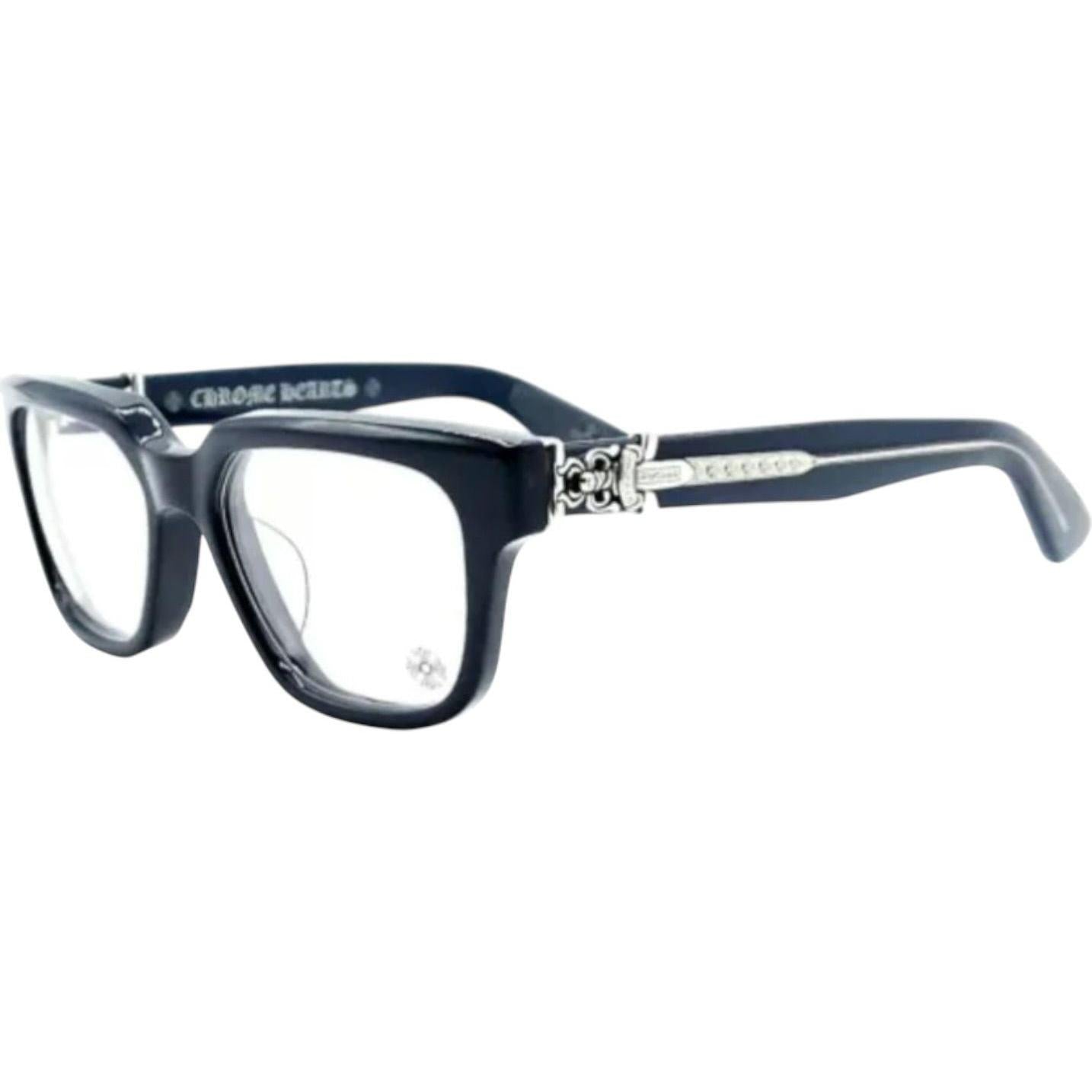 Chrome Hearts Vagillionaire II Peacock Navy/Silver Glasses