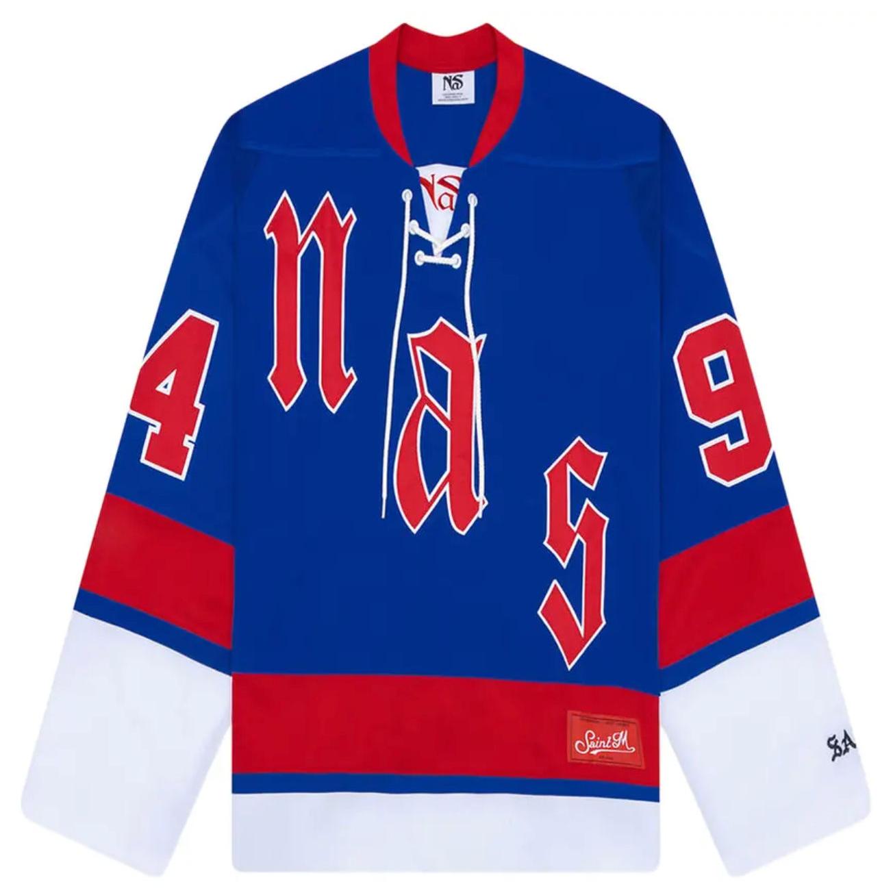 Saint Michael x Nas Illmatic 94 Game Shirt Blue