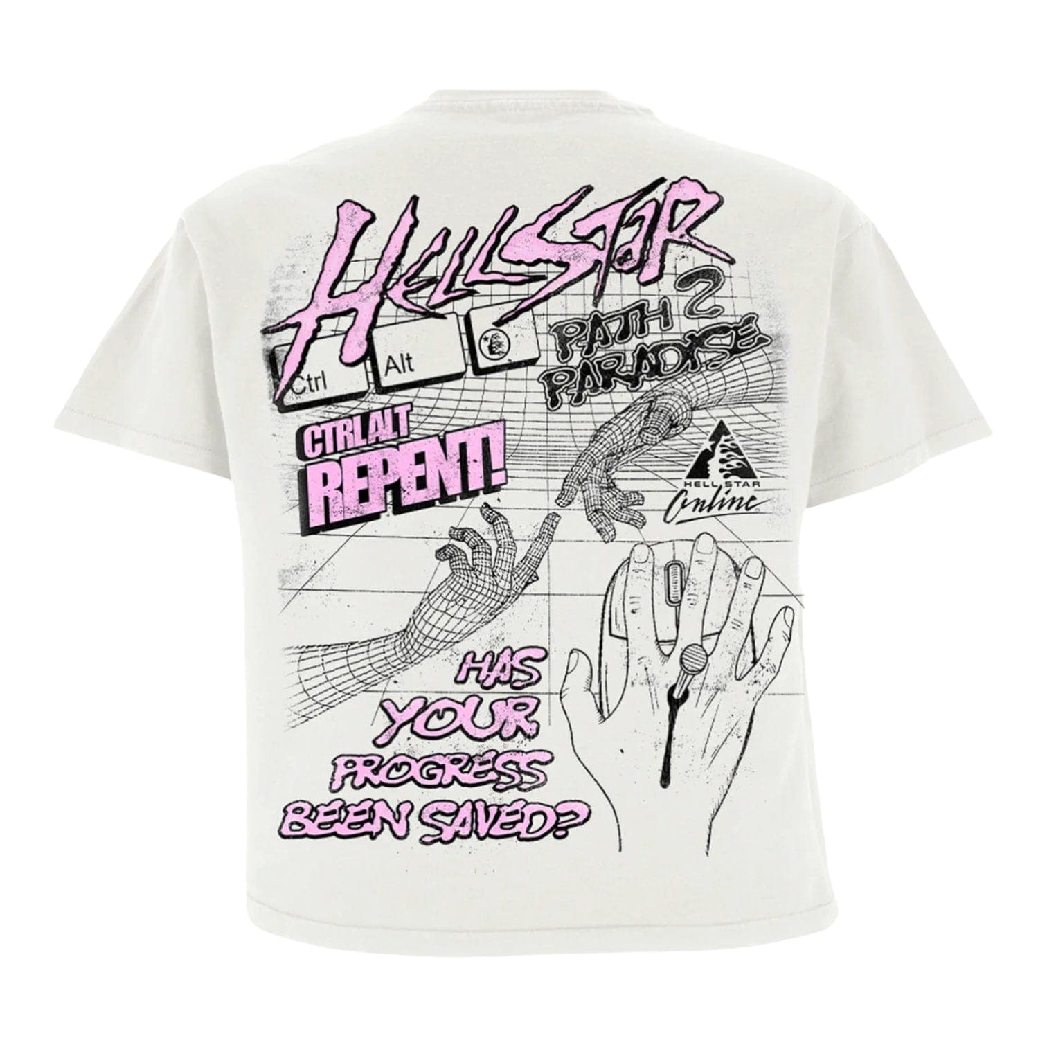 Hellstar Capsule 10 Online T-Shirt White