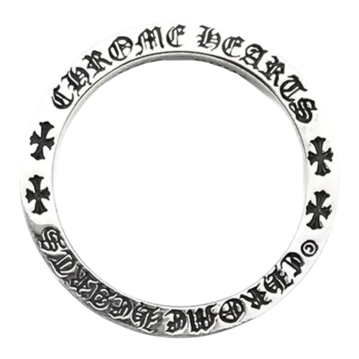 Chrome Hearts Silver Forever Ring - US Size 10.5