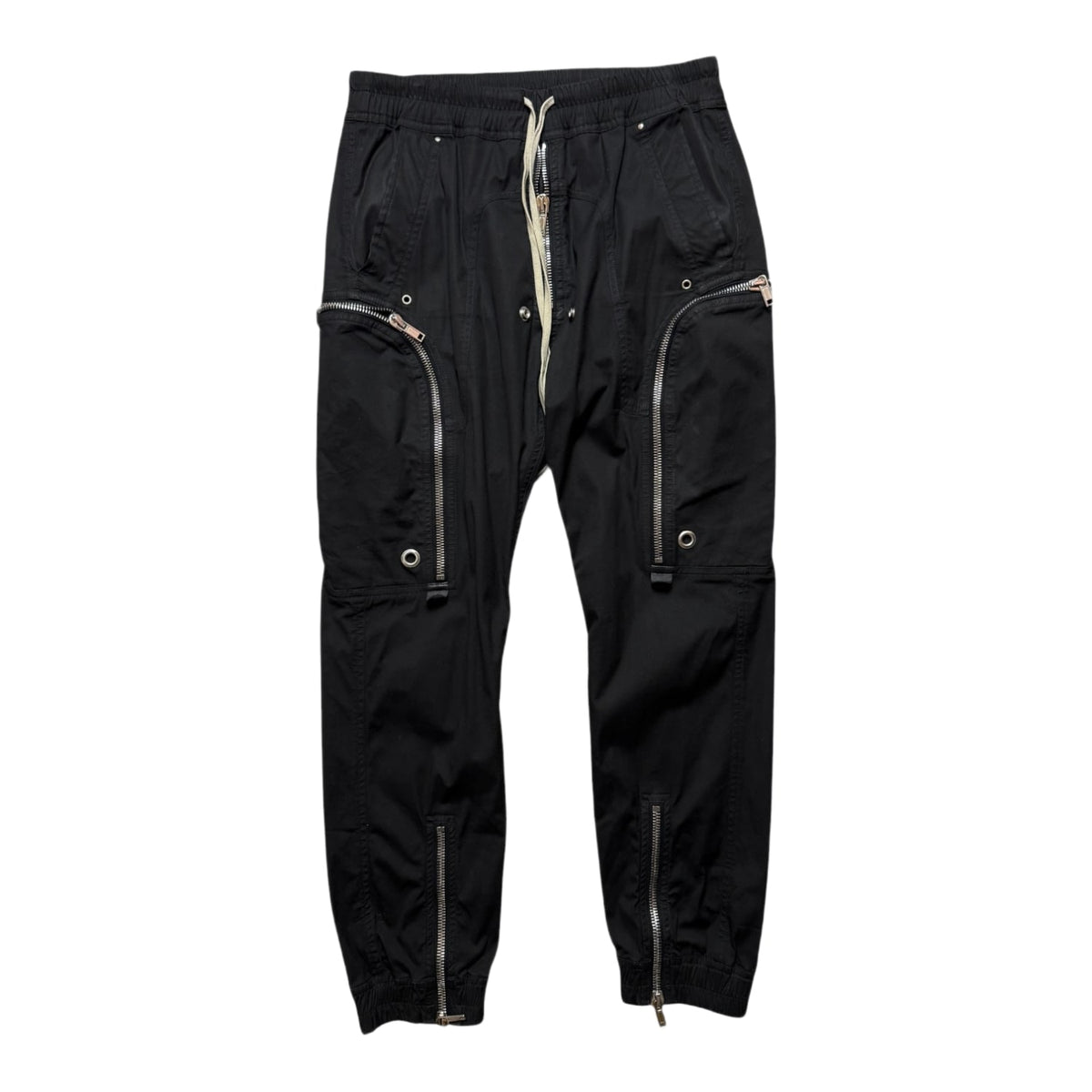 Rick Owens Bauhaus Cargo Jogger Pants Black