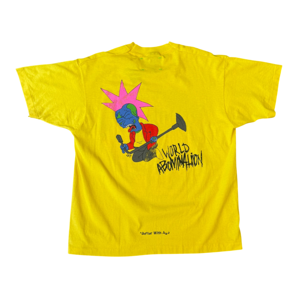 Better With Age Shrinks T-shirt Yellow