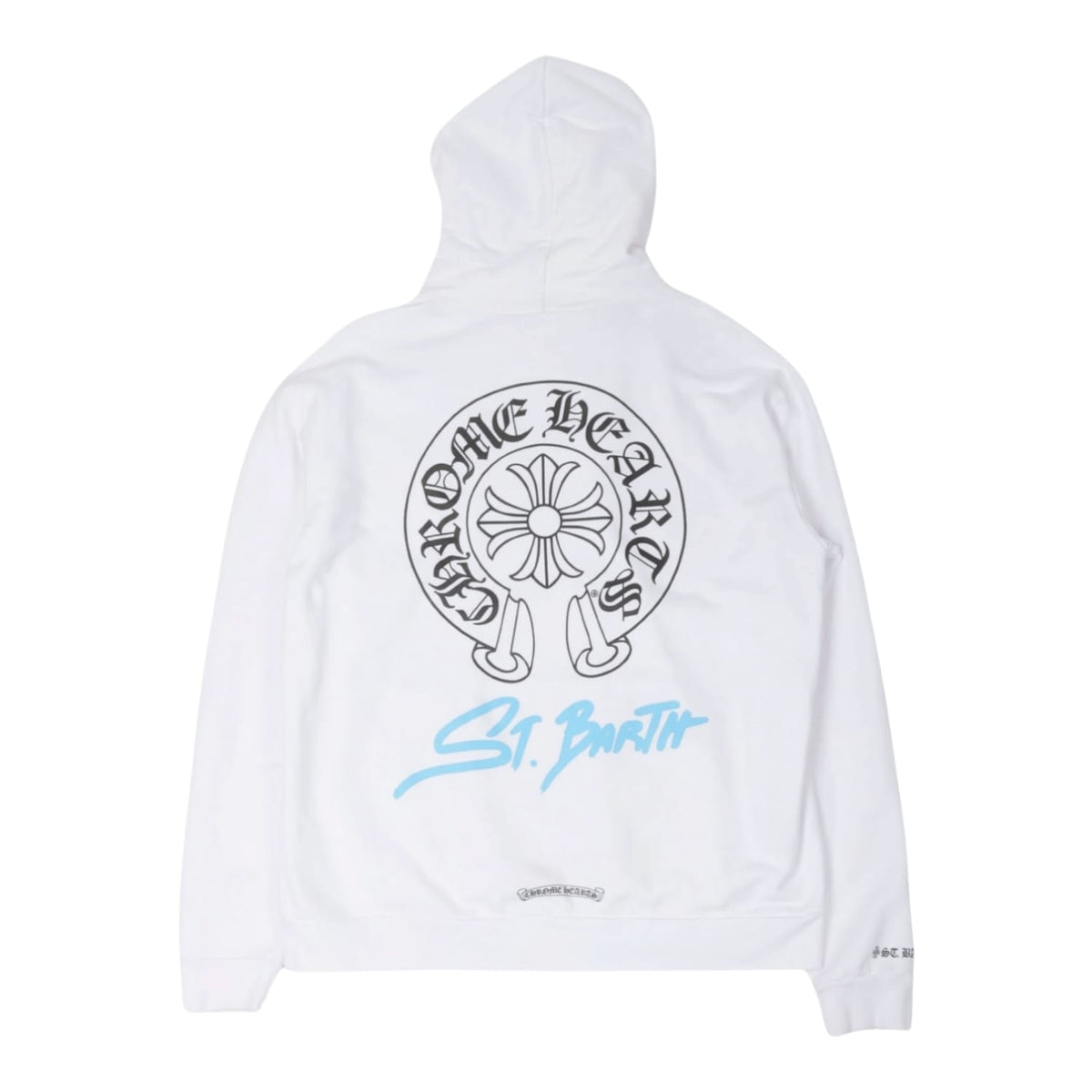 Chrome Hearts St. Barth Exclusive Horseshoe Hoodie White