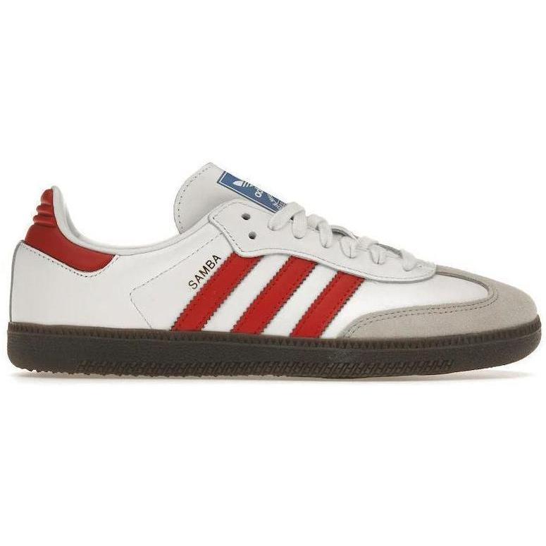 adidas Samba OG White Scarlet Red