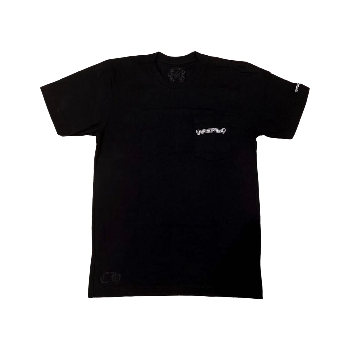 Chrome Hearts Scroll Logo T-Shirt Black