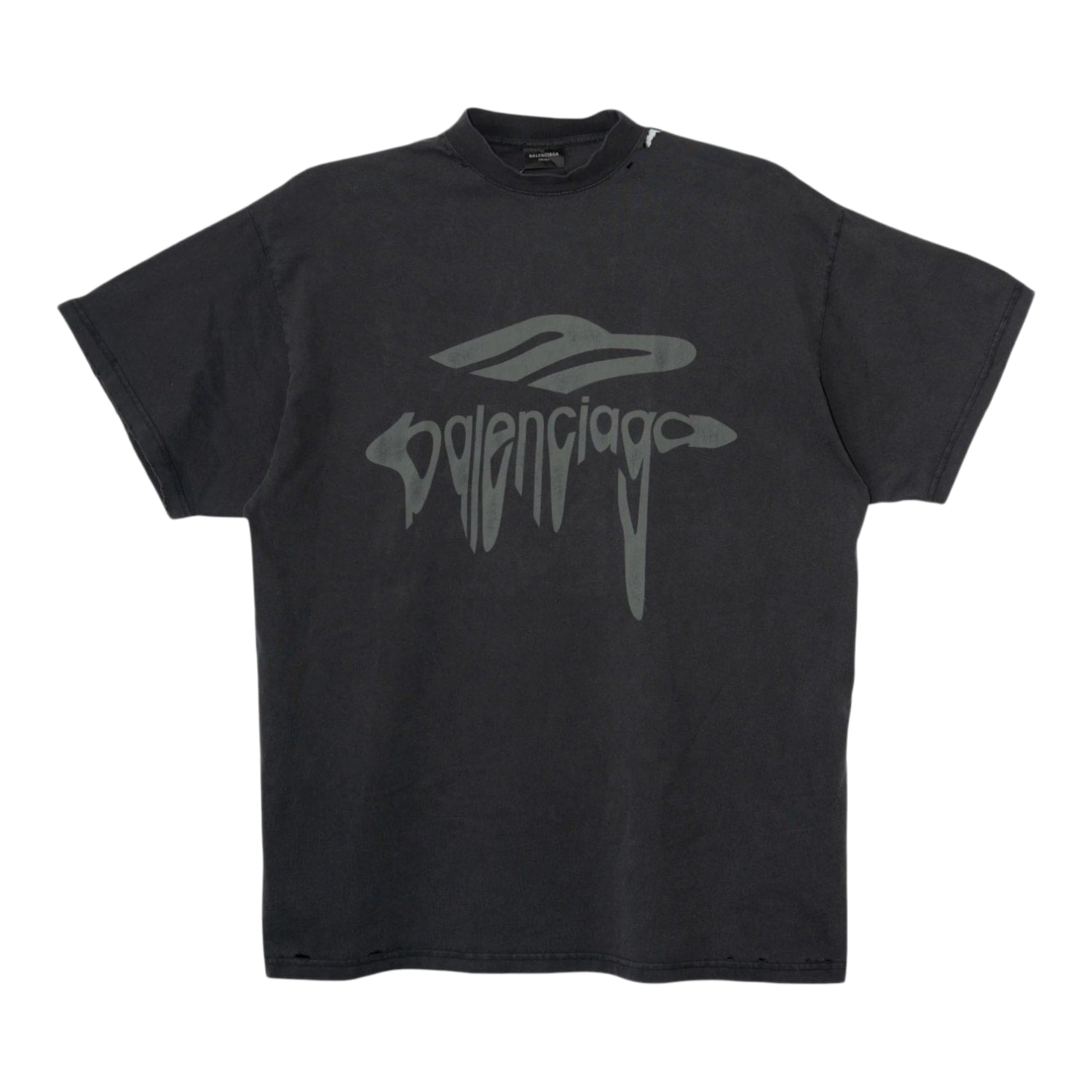 Balenciaga 3B Liquefied T-Shirt Black