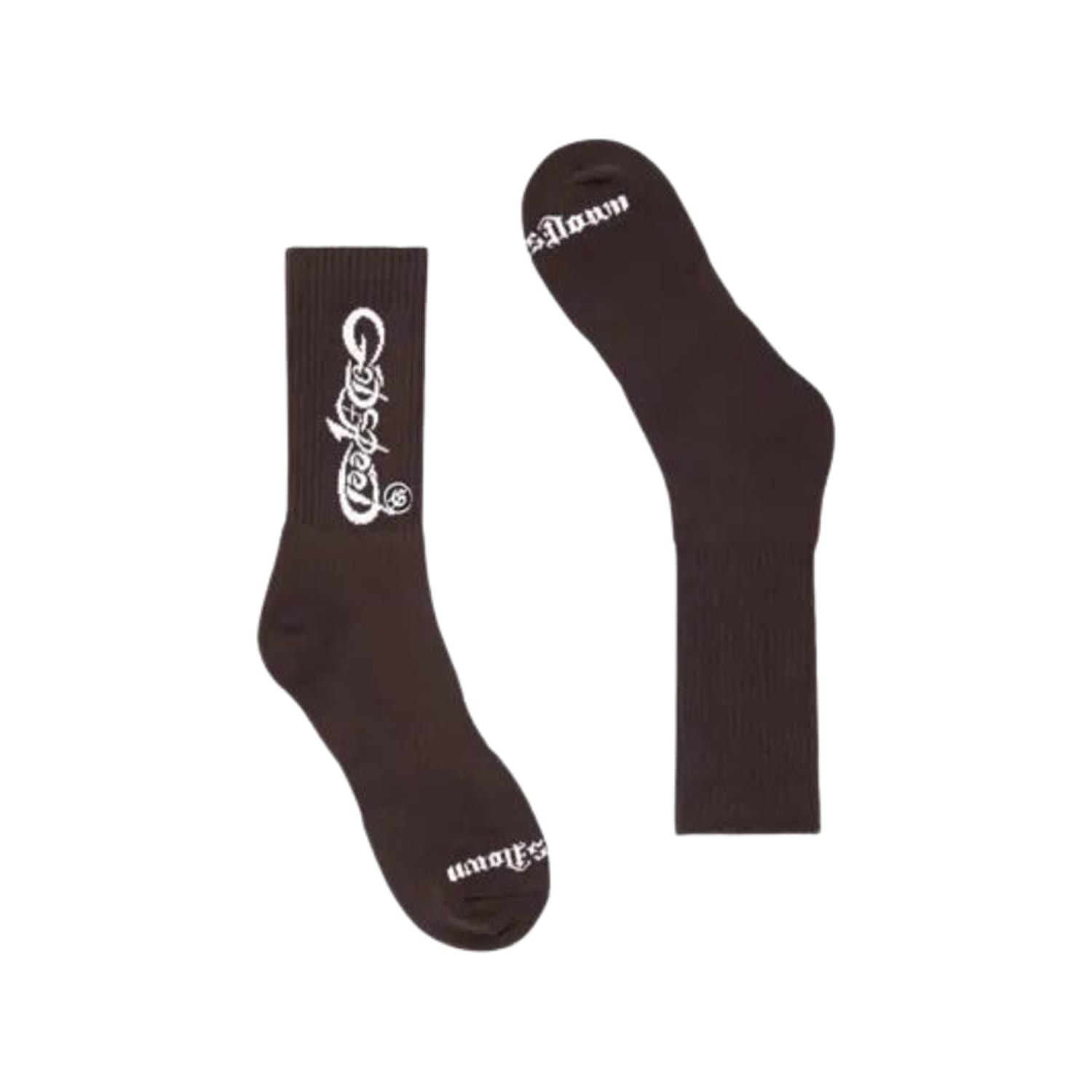 Godspeed New York New Age Logo Sock Brown/White