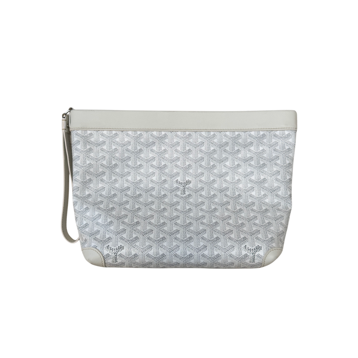 Goyard Conti Pouch White
