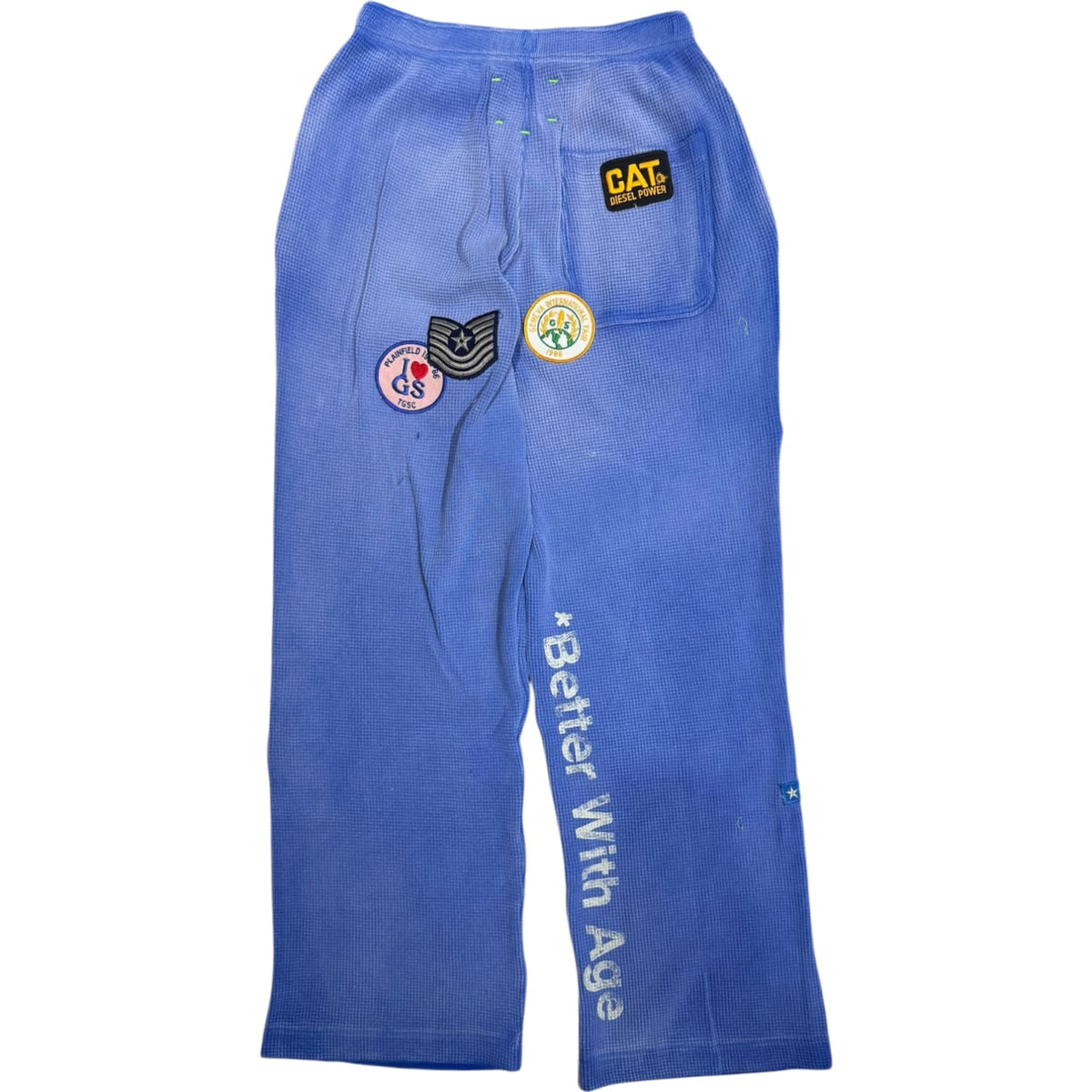Better With Age Gentlemen's Waffle Sweatpant Blue #1