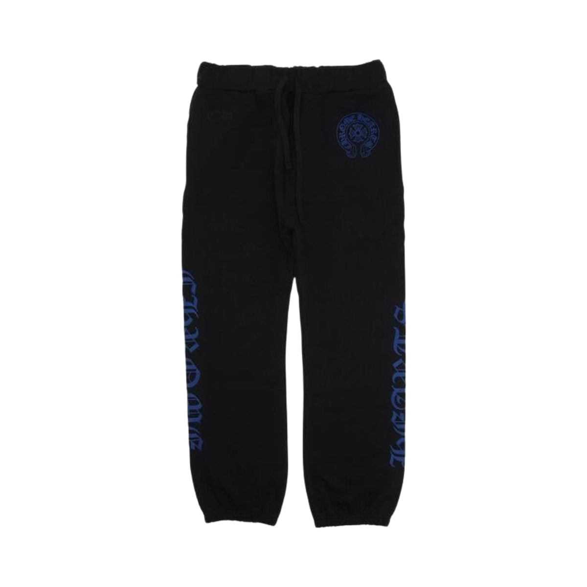 Chrome Hearts Horseshoe Logo Sweatpants 'Black/Blue'