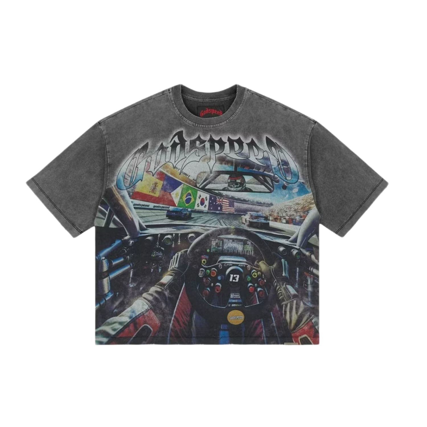 Godspeed Drivers Seat T-Shirt Grey