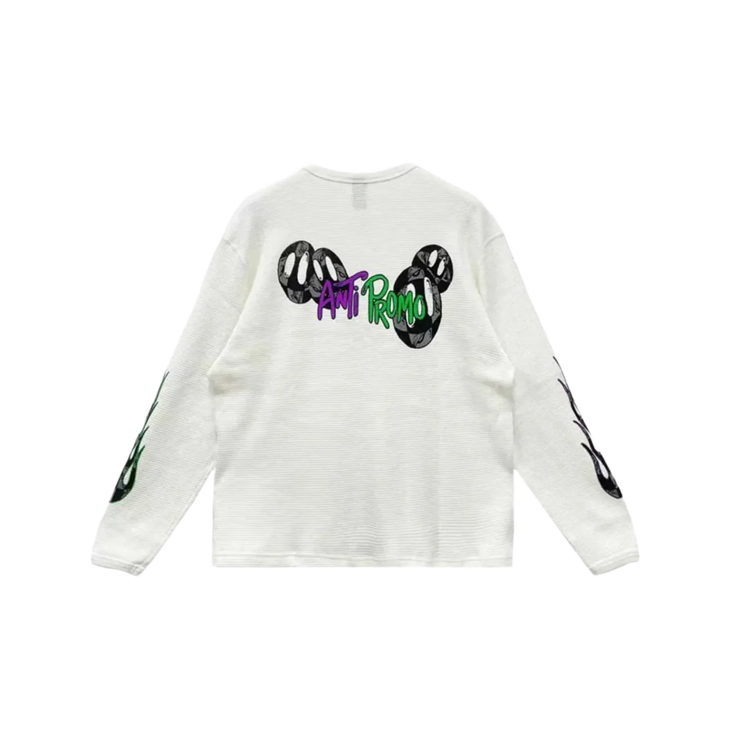 Matty Boy Anti-Promo Flames Thermal Tee White