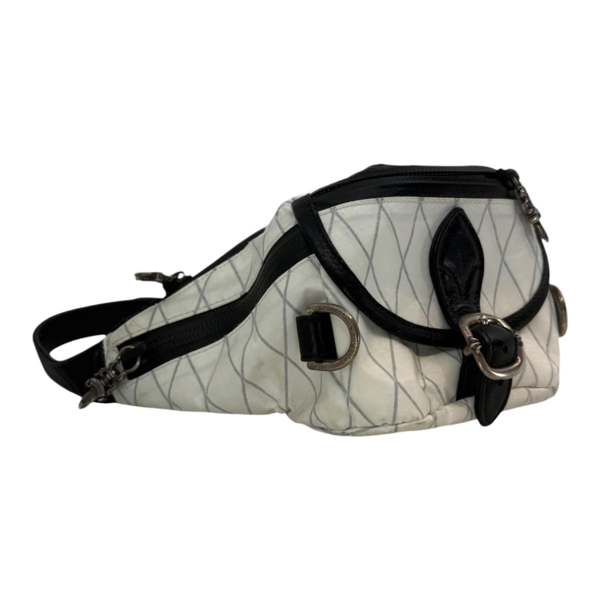 Chrome Hearts White Nylon Snat Bag Mini