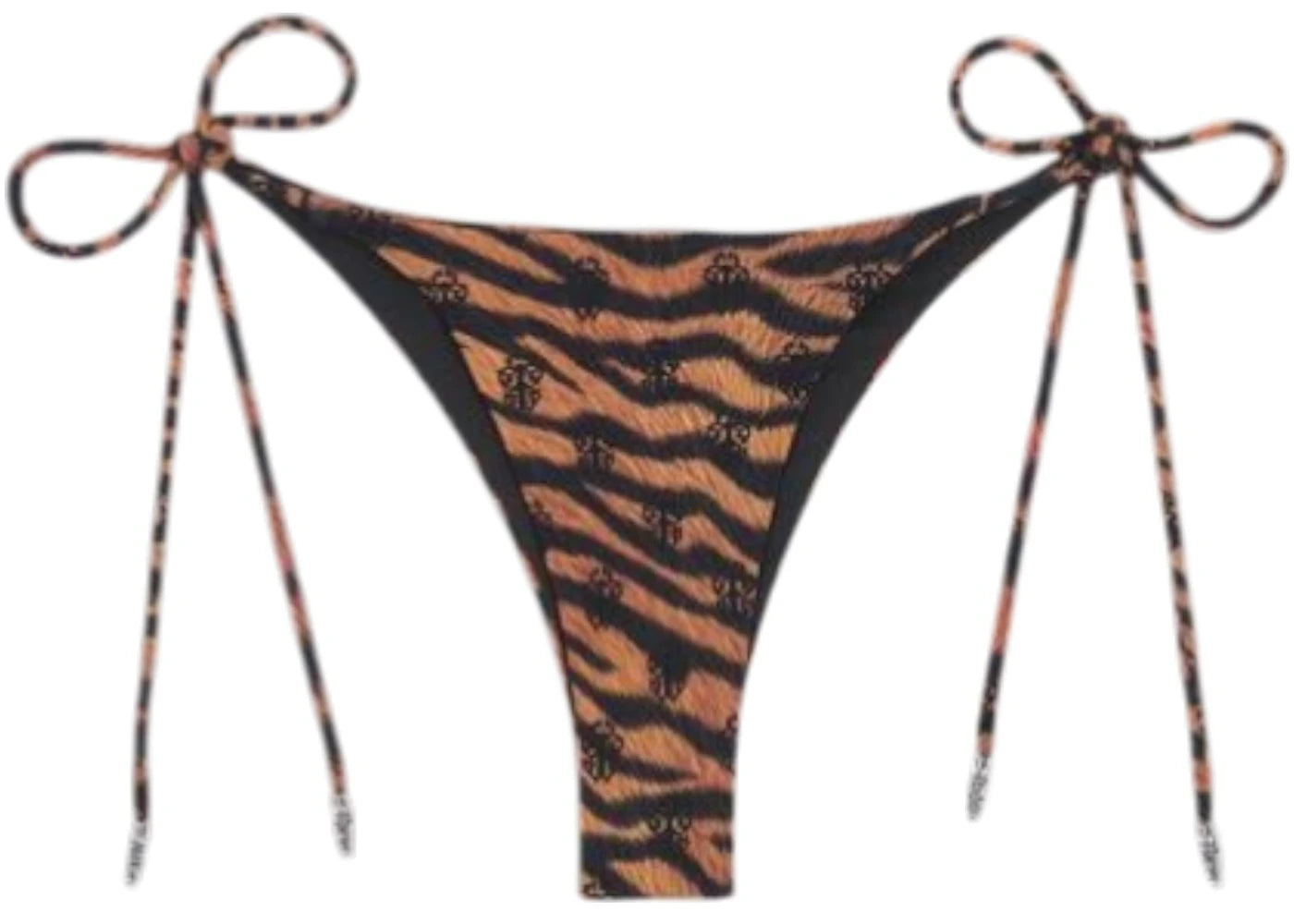 Chrome Hearts x DIB Orange Tiger Bikini Bottom Orange Tiger CH Dagger Print